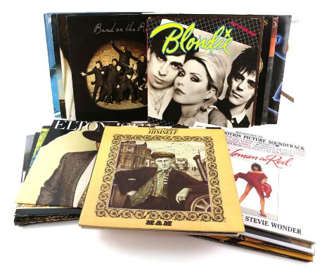 34 x Vinyl LP albums including The Police, Abba, Blondie, Paul McCartney, Michael Jackson, ELO, Elton John, Elkie Brooks, Sim