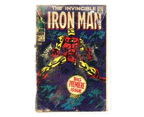 Marvel Iron-Man Comic No.1 - Apr 1968 (First issue of Iron Man titled series; Continued from Iron Man & Namor the Submariner 