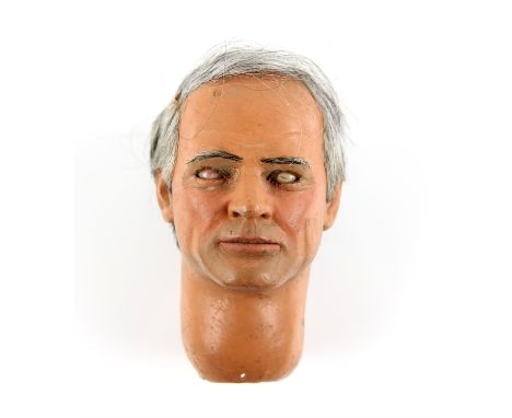 Gerry Anderson Puppet head - Revamp puppet head made for Captain Scarlet / Joe 90 / Secret Service - A male character head, w