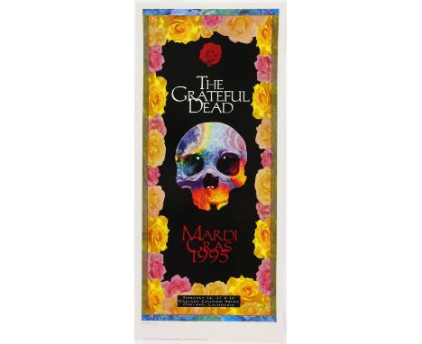 The Grateful Dead - five limited edition posters including Mardi Gras 1995, numbered 2310 / 7500 with a certificate of authen