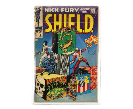 Nick Fury Agent of Shield Comic No.1 - May 1968 (First issue to self-titled series; First full appearance of Scorpio).
