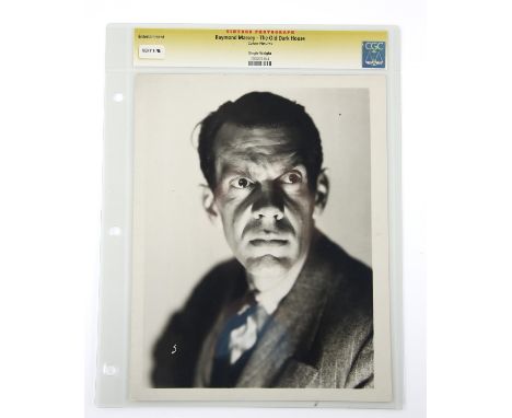 Raymond Massey in "The Old Dark House" (Universal, 1932).CGC Graded Portrait Photo (8 X 10 inches).Vintage gelatin silver, si