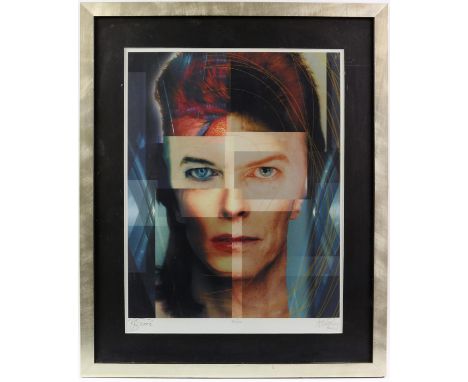 David Bowie - A Rex Ray (1956-2015) David Bowie limited edition lithograph, signed, numbered 87/100 and dated 2002 in pencil 