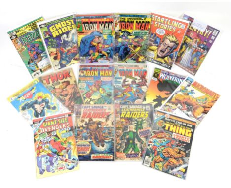 32 x Various DC & Marvel comics from the 1960s-80s. Condition Report:  All with creasing and discolouration commensurate with