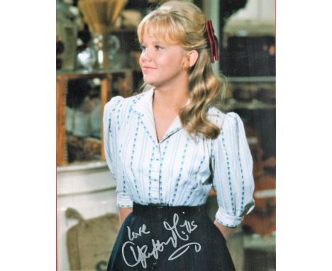 Hayley Mills signed 10x8 colour photo. Hayley Catherine Rose Vivien Mills (born 18 April 1946) is an English actress. The dau