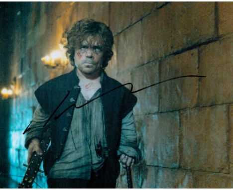 Peter Dinklage signed Game of Thrones 10x8 colour photo. Peter Hayden Dinklage ( born June 11, 1969) is an American actor and