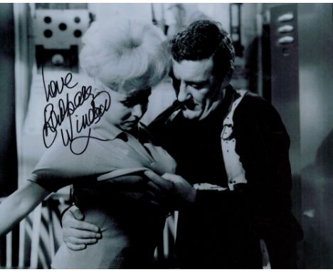 Barbara Windsor signed 10x8 black and white photo. Dame Barbara Windsor DBE (born Barbara Ann Deeks; 6 August 1937 - 10 Decem