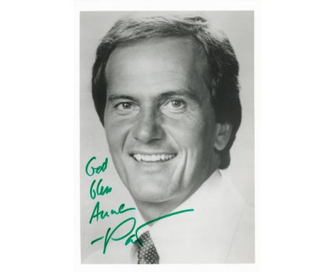 Pat Boone signed 7x5 black and white photo dedicated. Patrick Charles Eugene Boone (born June 1, 1934) is an American singer,