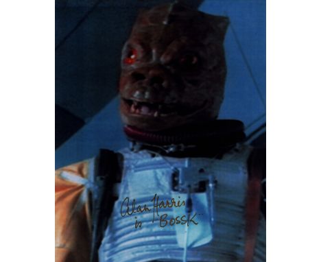 Alan Harris signed Bossk Empire Strikes Back 10x8 colour photo. Alan Harris is best known as playing Bossk in The Empire Stri