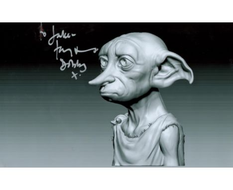 Toby Jones signed Dobby 12x8 colour photo dedicated. Tobias Edward Heslewood Jones OBE (born 7 September 1966) is an English 