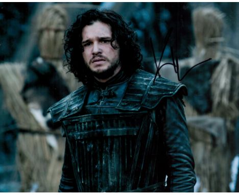 Kit Harrington signed Game of Thrones 10x8 colour photo. Christopher Catesby Harington (born 26 December 1986) is an English 