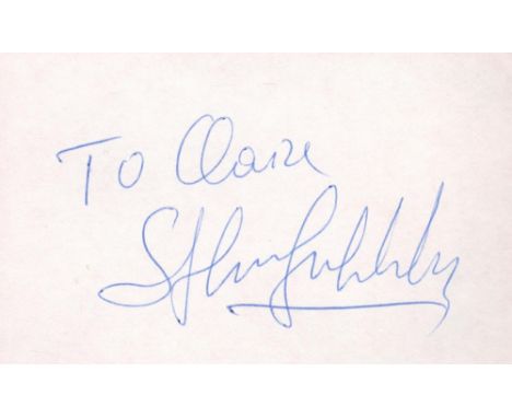 Stephane Grappelli signed 4x3 white album page dedicated. Stéphane Grappelli (26 January 1908 - 1 December 1997, born Stefano