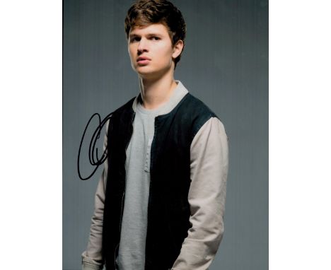 Ansel Elgort signed 10x8 colour photo. Ansel Elgort (born March 14, 1994) is an American actor, singer, and DJ (under the nam