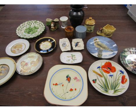 Various ceramics inc art of Chokin plates, Bursley Ware, Poole pottery etc&nbsp;