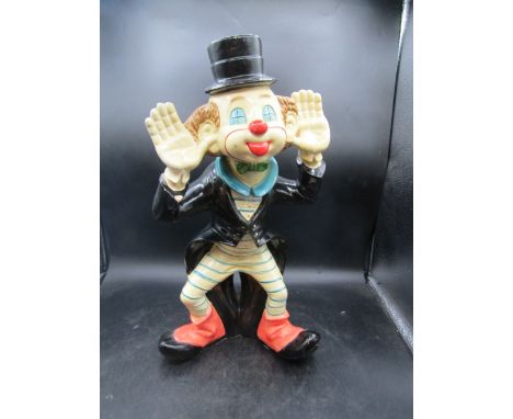 A large ceramic clown 43cmH