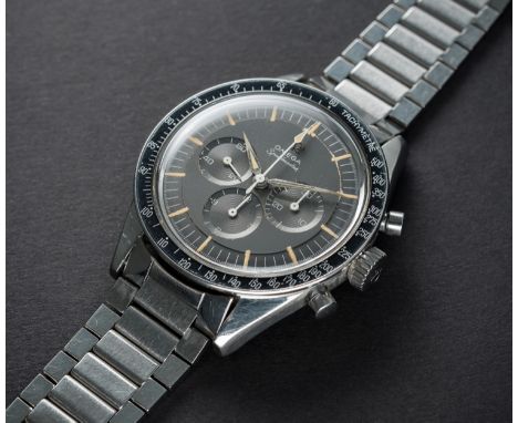 AN EXTREMELY RARE GENTLEMAN'S STAINLESS STEEL OMEGA SPEEDMASTER "SPECIAL PROJECTS" CHRONOGRAPH BRACELET WATCH DATED 1963, REF