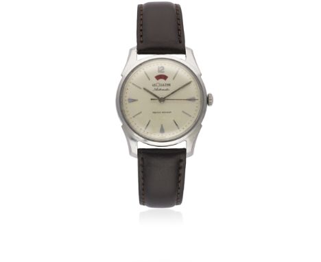 A GENTLEMAN'S STAINLESS STEEL LECOULTRE MASTER MARINER AUTOMATIC POWER RESEVRE WRIST WATCHCIRCA 1960Movement: 17J, "bumper" a