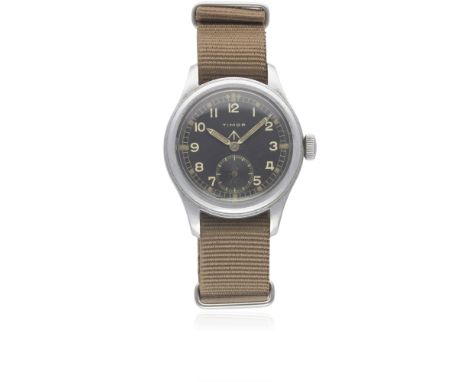 A GENTLEMAN'S BRITISH MILITARY TIMOR W.W.W. WRIST WATCH CIRCA 1940s, PART OF THE "DIRTY DOZEN" Movement: 15J, manual wind, ca