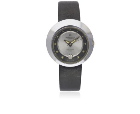 A GENTLEMAN'S STAINLESS STEEL HAMILTON ODYSSEE 2001 AUTOMATIC WRIST WATCH CIRCA 1968, REF. 64066-3 DESIGNED FOR THE 1968 FILM