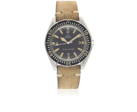 A GENTLEMAN'S STAINLESS STEEL OMEGA SEAMASTER 300 AUTOMATIC WRIST WATCH CIRCA 1967, REF. 165.024 WITH "SWORD" HANDSMovement: 