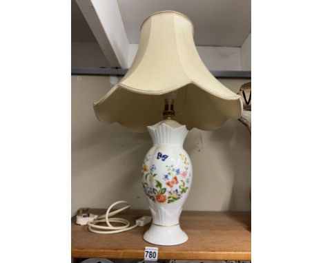 An Aynsley table lamp. COLLECT ONLY.