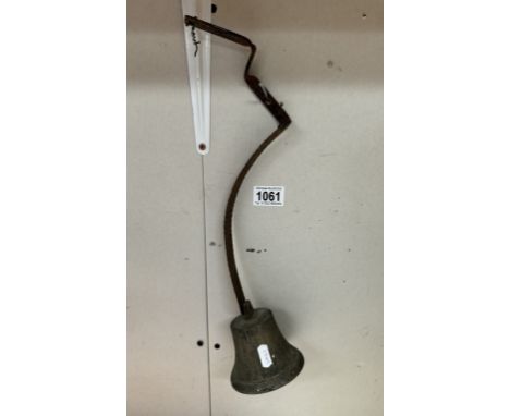 A vintage brass ship bell