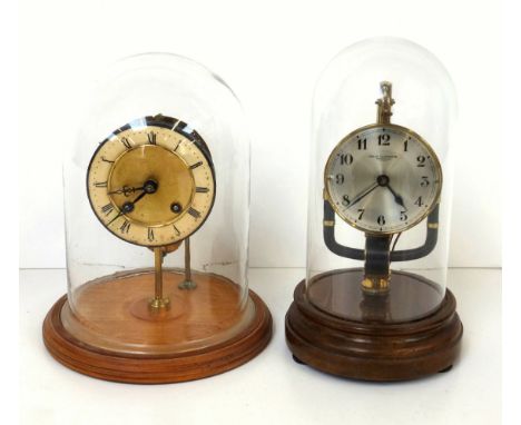 Early 20th Century French Bulle Clockette electric mantel timepiece, the silvered dial with black Arabic numerals and inscrib