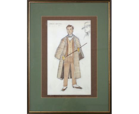 Carmen Dillon (1908-2000), costume designs for J B Priestley's play 'Eden End' at the Old Vic 1974, starring Michael Jayston 