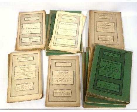 3 Catalogues of The Collection Of The Works of George Cruikshank, The Property of H. W. Bruton, Sotheby, Wilkinson &amp; Hodg