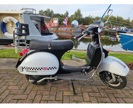 2003 Piaggio Vespa PX200 Serie Speciale Limited Edition 102/400, 198cc. Registration number P200 VSS. Frame number VSZ1T 6015