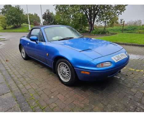 1993 Mazda MX5 NA, 1830cc. Registration number L210 PRB. Vin number NA8C 010449. Engine number BP67504.Sold with the V5C, MOT