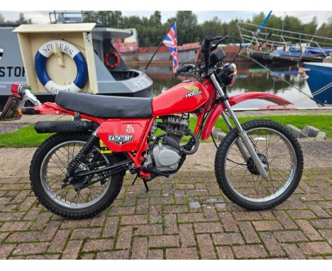 1982 Honda TL125, 123cc. Registration number ARH 495X. Frame number L125S 5222210. Engine number L125SE 5222227. Sold with th