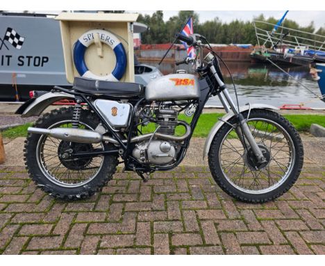 1960 BSA B25SS, 250cc. Registration number AOA 183A. Frame number painted over. Engine number BE05995 B25SS. Sold with the V5