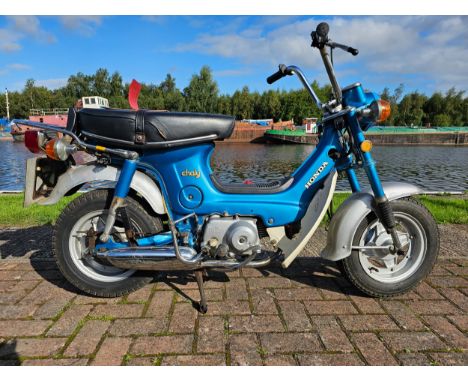 1978 Honda CF70 Chaly, 72cc. Registration number JHD 935S. Frame number CF70 2211592. Engine number CF70E 2211538. Sold with 
