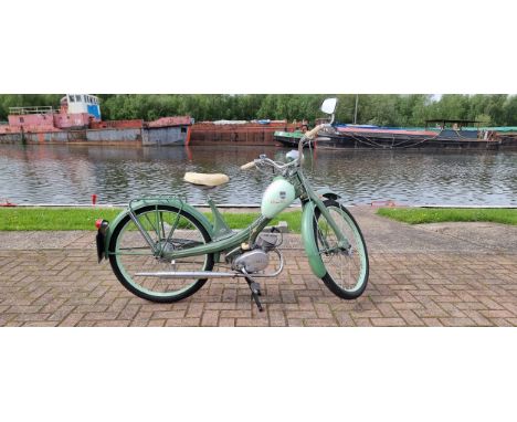 1961 NSU Quickly S, 49cc. Registration number 322 XVC (non transferrable). Frame number 866984. Engine number 879898. NSU bui