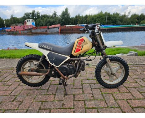 Yamaha Child's Trials, project. Registration number not registered, Frame number 4X4-020006. Engine number not found. There i