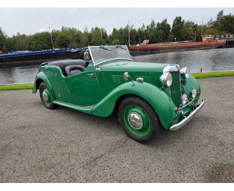 1948 MG YT, 1250cc. Registration number 809 YUH. Chassis number Y/T/EXR/K 3374. Engine number XPAG/TR/13289. Original mileage