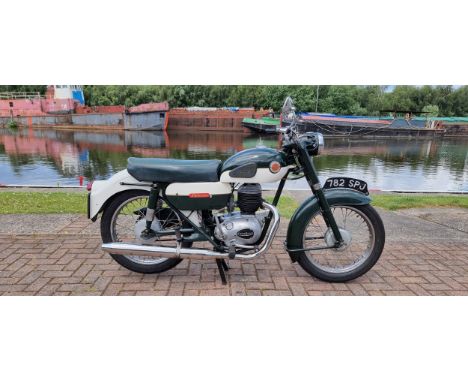 1961 Francis Barnett Falcon 87, 199cc. Registration number 782 SPJ (non transferrable). Frame number CF 90590. Engine number 