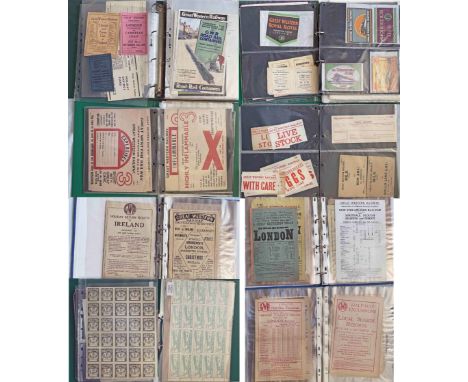 Very large quantity (est.300+ items) of 1890s onwards GWR PUBLICITY MATERIAL incl leaflets, flyers, internal memoranda & noti