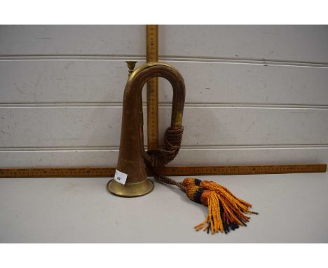 Vintage copper and brass bugle