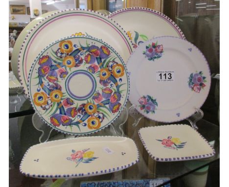 Collection of Poole pottery
