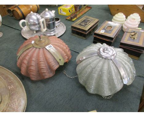 2 Odeon light shades