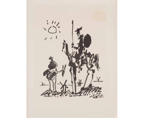 Pablo PicassoDon Quijote1955Lithografie auf Papier; ungerahmt65 x 50 cm (Blattmaß), 43 x 37,5 cm (Darstellungsgröße)Signiert 