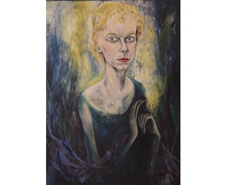 Colin Spencer (British, b.1933),"Miss Jill Cremer",Oil on canvas,Unsigned, named and titled to Royal Society of Portrait Pain