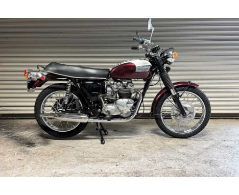 Registration No: FHH 150K Frame No: XG41445T100R MOT: ExemptRestored at great costA very presentable Triumph T100In 'good run