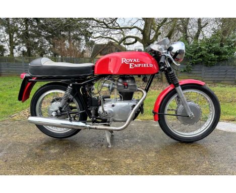 Registration No: WPT 6F Frame No: 72715 MOT: ExemptA sporty Royal Enfield GTLarge file of receipts for work and partsSpare pa