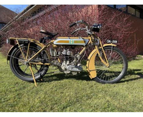 Registration No: AO 1591 Frame No: 525 MOT: ExemptOnly known exampleMade in Bromyard, WorcestershireOffered from a deceased e