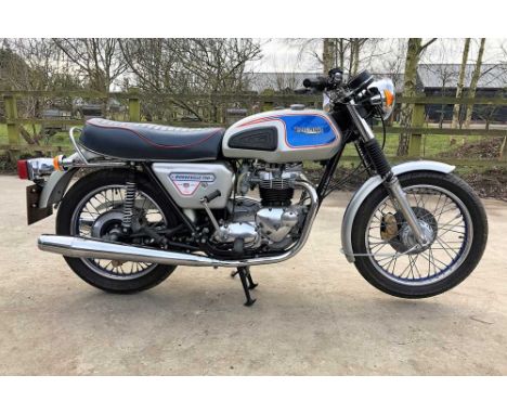 Registration No: XCL 14S Frame No: AP.81201J MOT: ExemptShowing just a creditable 3,235 miles from newUK market Triumph 'Limi