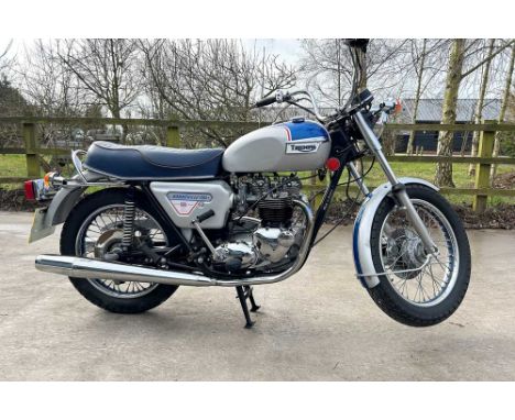 Registration No: TRJ 587R Frame No: T140VXP80567J MOT: ExemptOne of 1,000 'Limited Edition' US market machinesShowing just a 