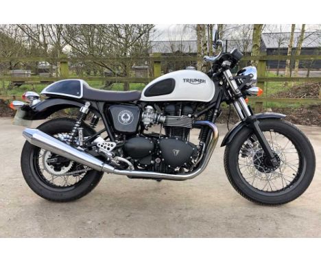 Registration No: LF15 EYM Frame No: SMTTJ9147GF694204 MOT: NoneA very low mileage limited edition Triumph ThruxtonWith just o